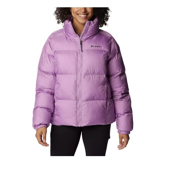 Columbia Puffect Women's Puffer Jacket with pockets Light Purple Lavender Small - Picture 1 of 11
